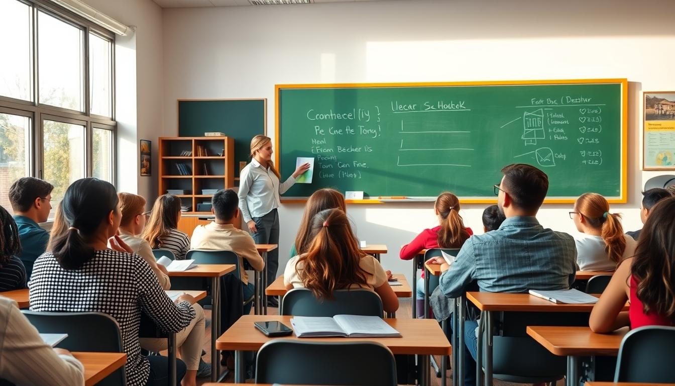 Student developing practical and academic skills